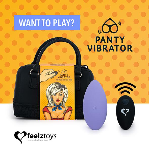 Feelztoys Panty Vibe Remote Controlled Vibrator Paars - womentoys.nl