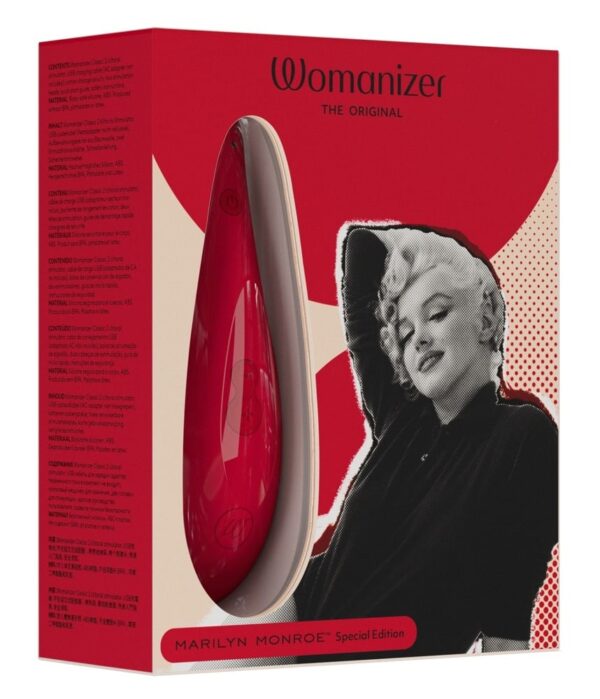 Womanizer Marilyn Monroe Special Edition Classic 2 - 4 Kleuren Red - rood - womentoys.nl