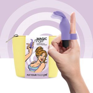 FeelzToys Magic Finger Vibrator Zwart - womentoys.nl