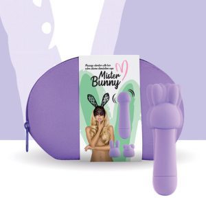 FeelzToys Mister Bunny Mini Vibrator Zwart - womentoys.nl