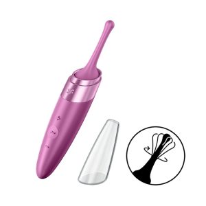Satisfyer Twirling Delight Tip Clitoris Vibrator Paars - womentoys.nl