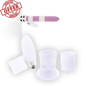 Klassieke Vibrator ViboKit - Vibrator Upgrade Kit - Wit. Erotisch shoppen doe je bij Women Toys; De lekkerste vrouwenspeeltjes