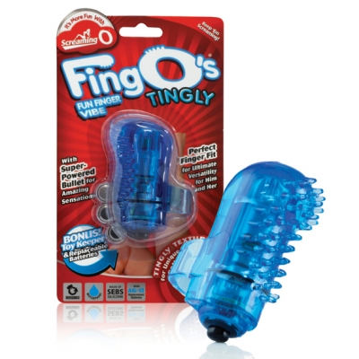 Mini Vibrator The Screaming O - The FingO Tingly Blauw. Erotisch shoppen doe je bij Women Toys; De lekkerste vrouwenspeeltjes