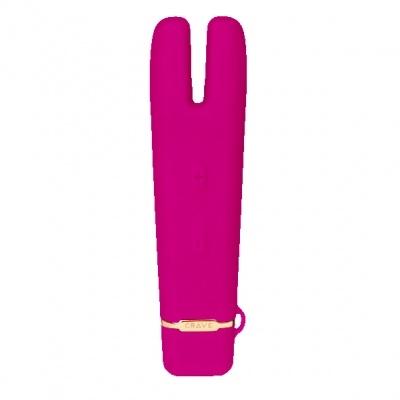 Vagina Toys Crave - Duet Flex Vibrator Roze. Erotisch shoppen doe je bij Women Toys; De lekkerste vrouwenspeeltjes