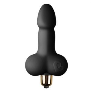 Vibrerende Dildo Rocks-Off - Little Cocky 7-Speed Zwart. Erotisch shoppen doe je bij Women Toys; De lekkerste vrouwenspeeltjes