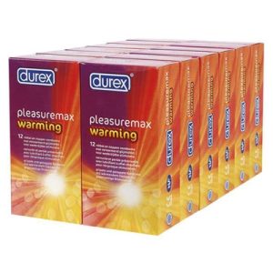 Condoom Durex Pleasuremax Warming Condooms 54st. (9x6). Erotisch shoppen doe je bij Women Toys; De lekkerste vrouwenspeeltjes