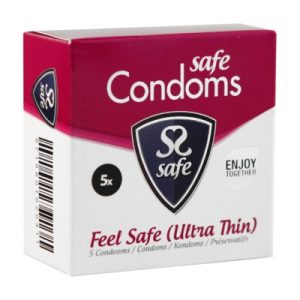 Condoom Safe - Feel Safe Condooms Ultra-Thin 5 Stuks. Erotisch shoppen doe je bij Women Toys; De lekkerste vrouwenspeeltjes