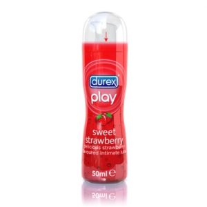Glijmiddel Durex - Play Strawberry Glijmiddel 50ml.. Erotisch shoppen doe je bij Women Toys; De lekkerste vrouwenspeeltjes