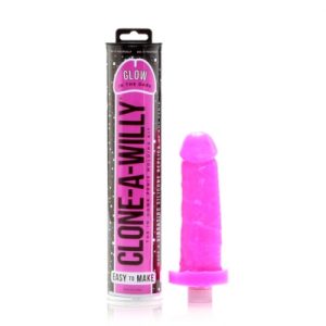 Realistische Dildo Clone A Willy Kit - Glow-in-the-Dark Hot Pink. Erotisch shoppen doe je bij Women Toys; De lekkerste vrouwenspeeltjes