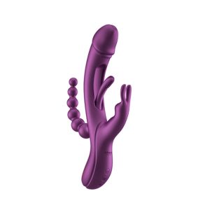 HoneyPlayBox Trilux Vibrator Met App 25 cm Blauw - womentoys.nl