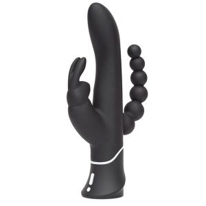Happy Rabbit Triple Curve Rabbit Vibrator 25 cm - womentoys.nl