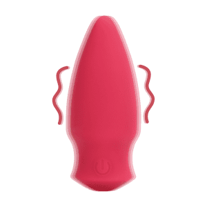 Loveline Cone Shaped Bullet Vibrator Blushing Red 7 cm - womentoys.nl