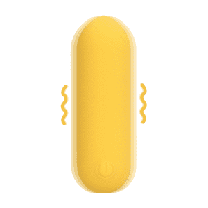Loveline Smooth Bullet Vibrator Sunpac Yellow 7 cm - womentoys.nl