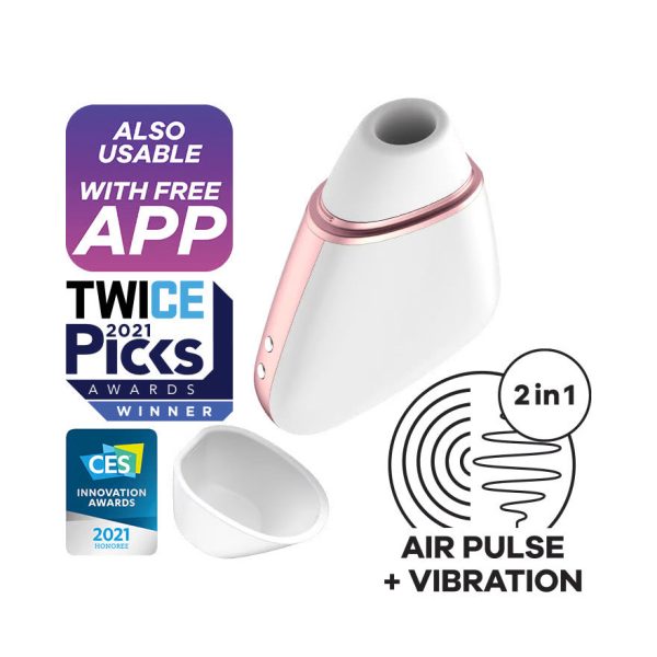 Satisfyer Love Triangle Luchtdruk Vibrator Zwart - womentoys.nl