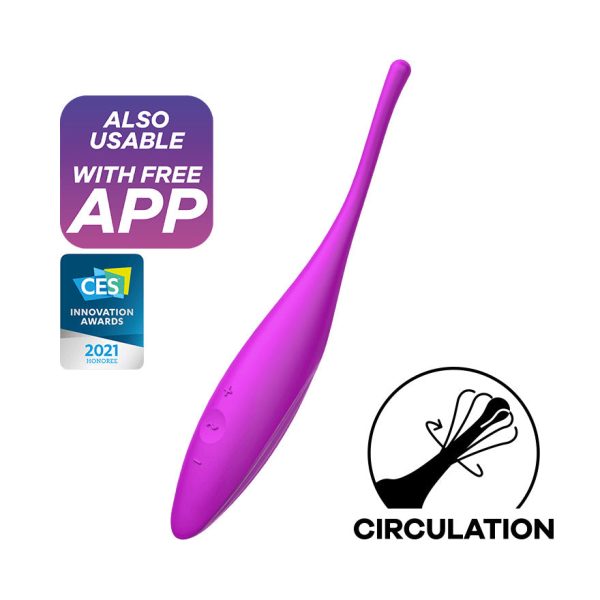 Satisfyer Twirling Joy Tip Clitoris Vibrator Wit - womentoys.nl