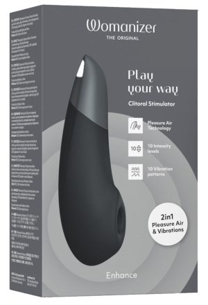 Womanizer Discreet Massageapparaat Met Luchtimpulsen Zwart - womentoys.nl