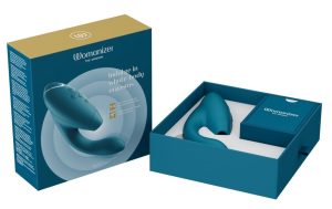 Womanizer Duo 2 - Geavanceerd Speeltje Met Dubbele Sensatie Green - groen - womentoys.nl