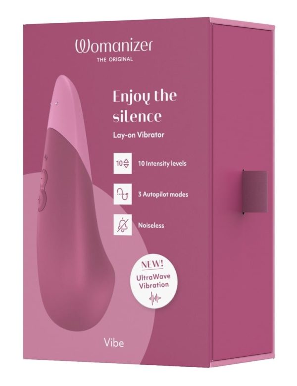 Womanizer Vibe Stille UltraWave Technologie Roze (pink) - womentoys.nl