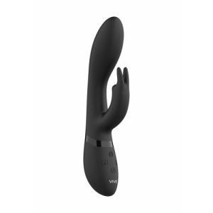 Vive Zosia Rabbit Vibrator 21 Cm Zwart - womentoys.nl