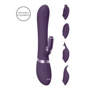 Vive Etsu Rabbit Vibrator 22 Cm Purper - womentoys.nl