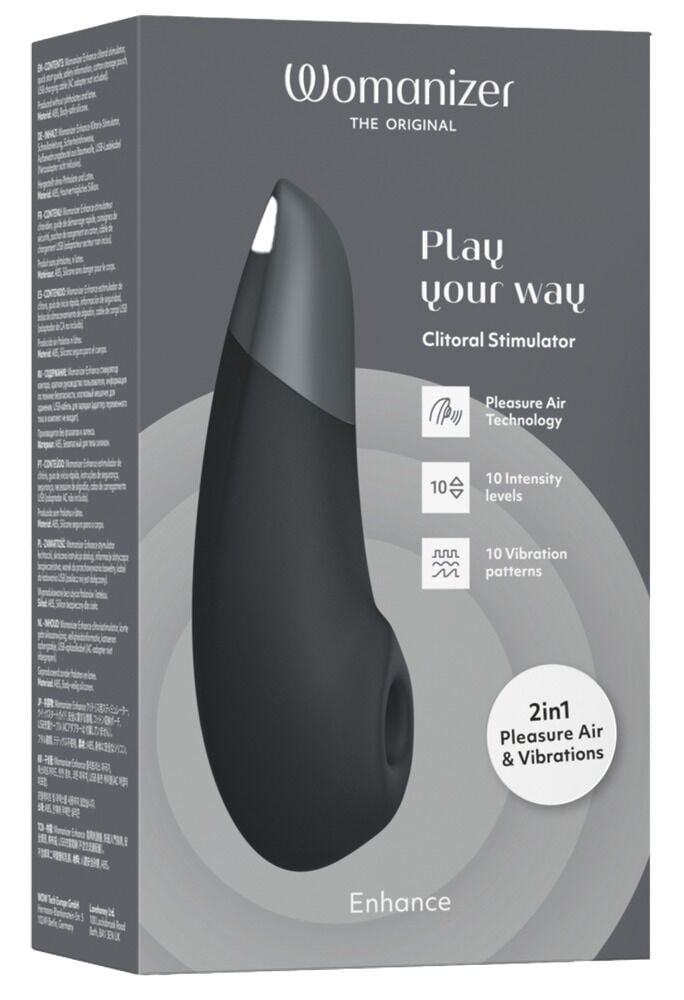Womanizer Enhance Zwart - womentoys.nl