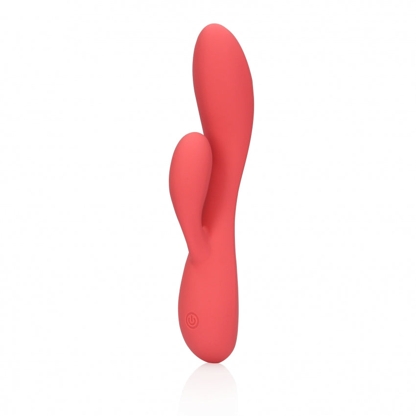 Loveline Smooth Ultra Soft Rabbit Vibrator 20 cm - womentoys.nl