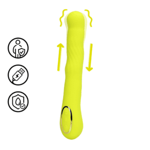 Loveline Wiggle G-spot Vibrator Lime Passion 24 cm - womentoys.nl