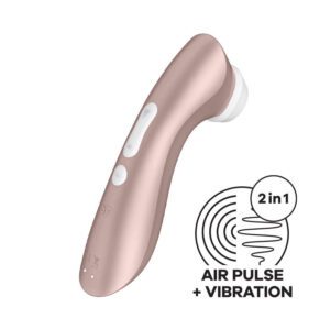 Satisfyer Pro 2+ Luchtdruk Vibrator + Vibratie - womentoys.nl