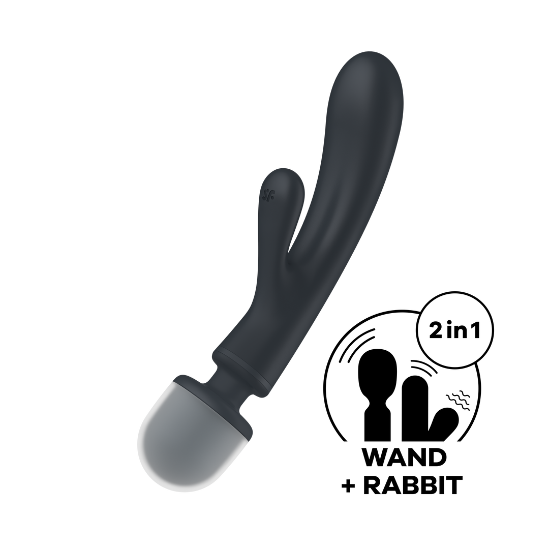 Satisfyer Triple Lover Hybrid Vibrator 21 cm - womentoys.nl
