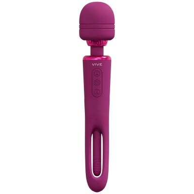 Vive Kiku Wand Vibrator 25 Cm Roos - womentoys.nl