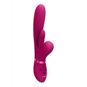 Vive Kura Vibrator 25 Cm Roos - womentoys.nl