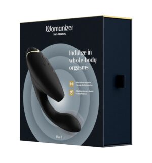 Womanizer Duo 2 - Geavanceerd Speeltje Met Dubbele Sensatie Black - zwart - womentoys.nl