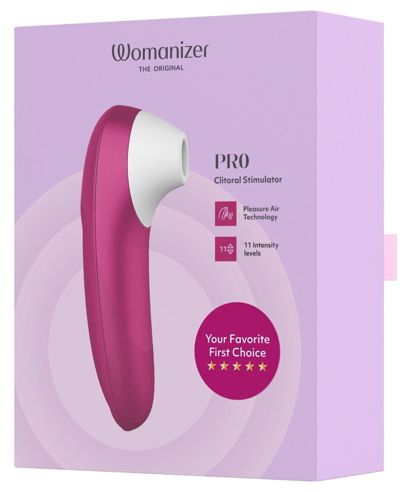 Womanizer Pro - Clitoris Luchtdruk Stimulator Roze - womentoys.nl