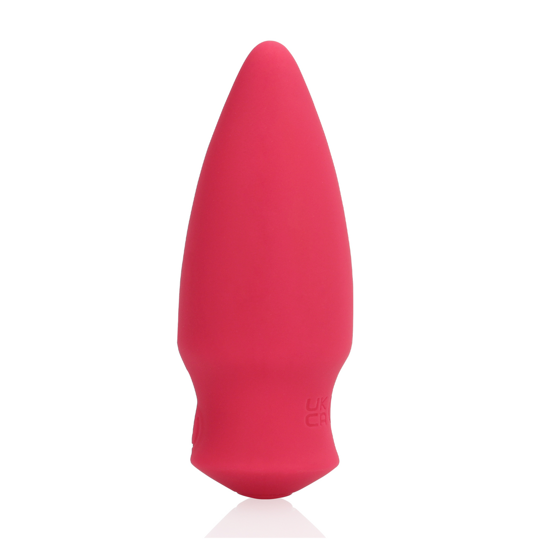 Loveline Cone Shaped Bullet Vibrator Blushing Red 7 cm - womentoys.nl
