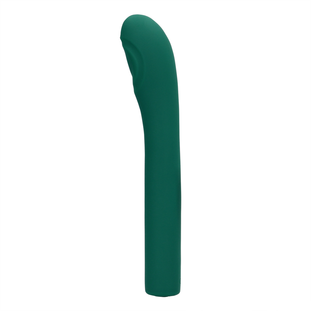 Loveline Pulse Wave G-spot Vibrator Green Crystal 22 cm - womentoys.nl