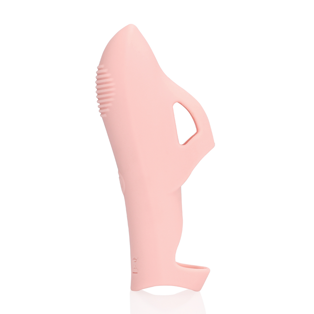 Loveline Silicone Finger Vibrator Touch Of Pink 11 cm - womentoys.nl