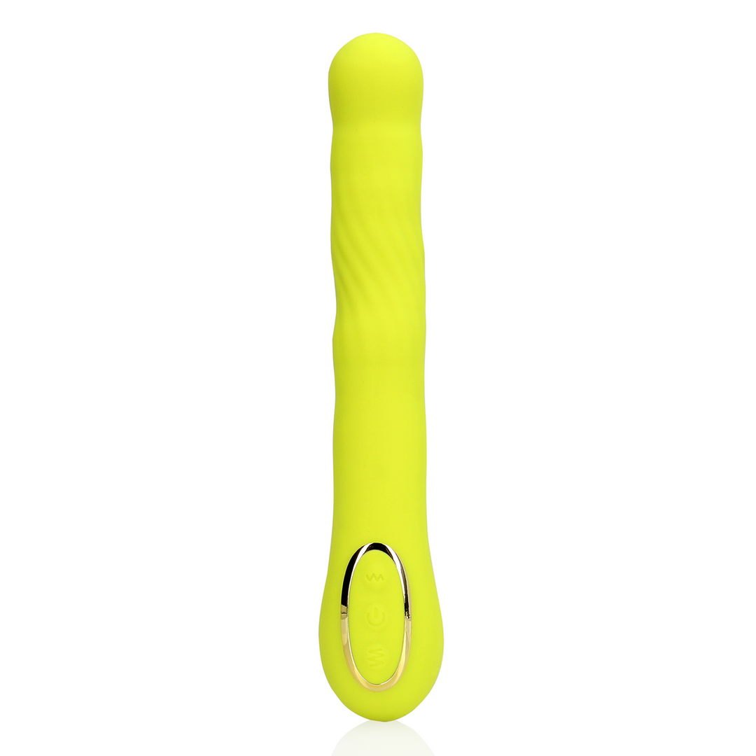 Loveline Wiggle G-spot Vibrator Lime Passion 24 cm - womentoys.nl