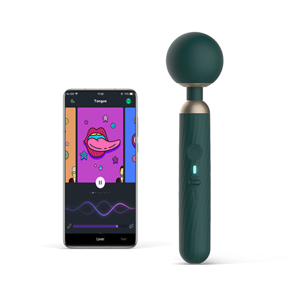 Magic Motion Zenith Smart Wand Vibrator Met App 28 cm - womentoys.nl