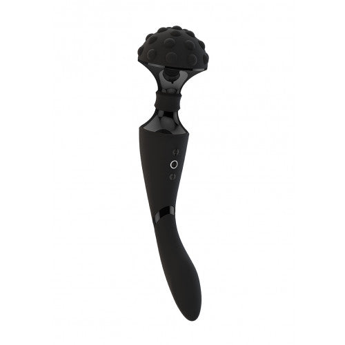 Vive Shiatsu Buigbare Wand Vibrator 27 Cm Purper - womentoys.nl
