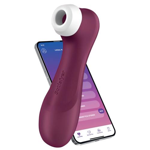 Satisfyer Pro 2 Generation 3 Luchtdruk Vibrator Liquid Air Met App Paars - womentoys.nl