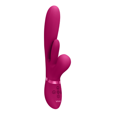 Vive Kura Stotende G-Spot Vibrator 25 Cm - womentoys.nl