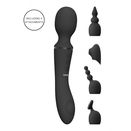 Vive Nami Dubbelzijdige Wand Vibrator 22 cm - womentoys.nl