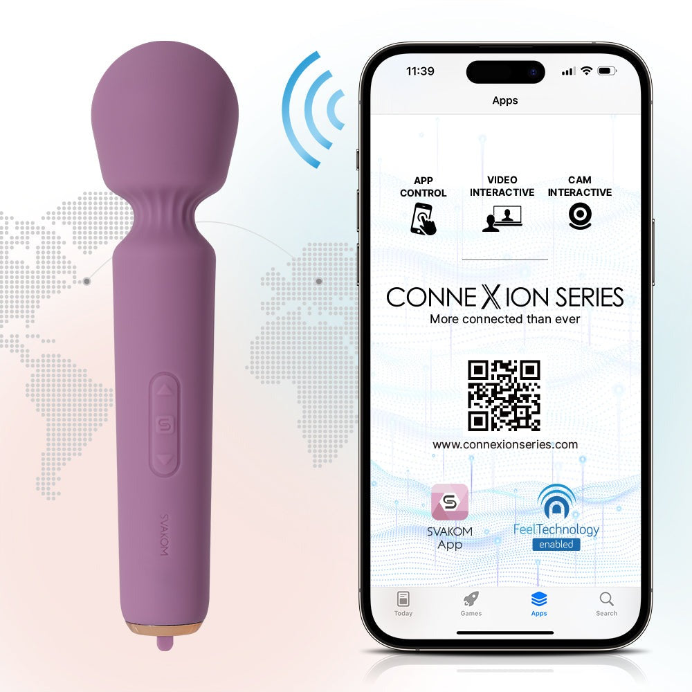Svakom Mini Emma Wand Vibrator 16 cm - womentoys.nl